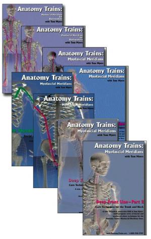 set of 8 technique series dvds from anatomy trains