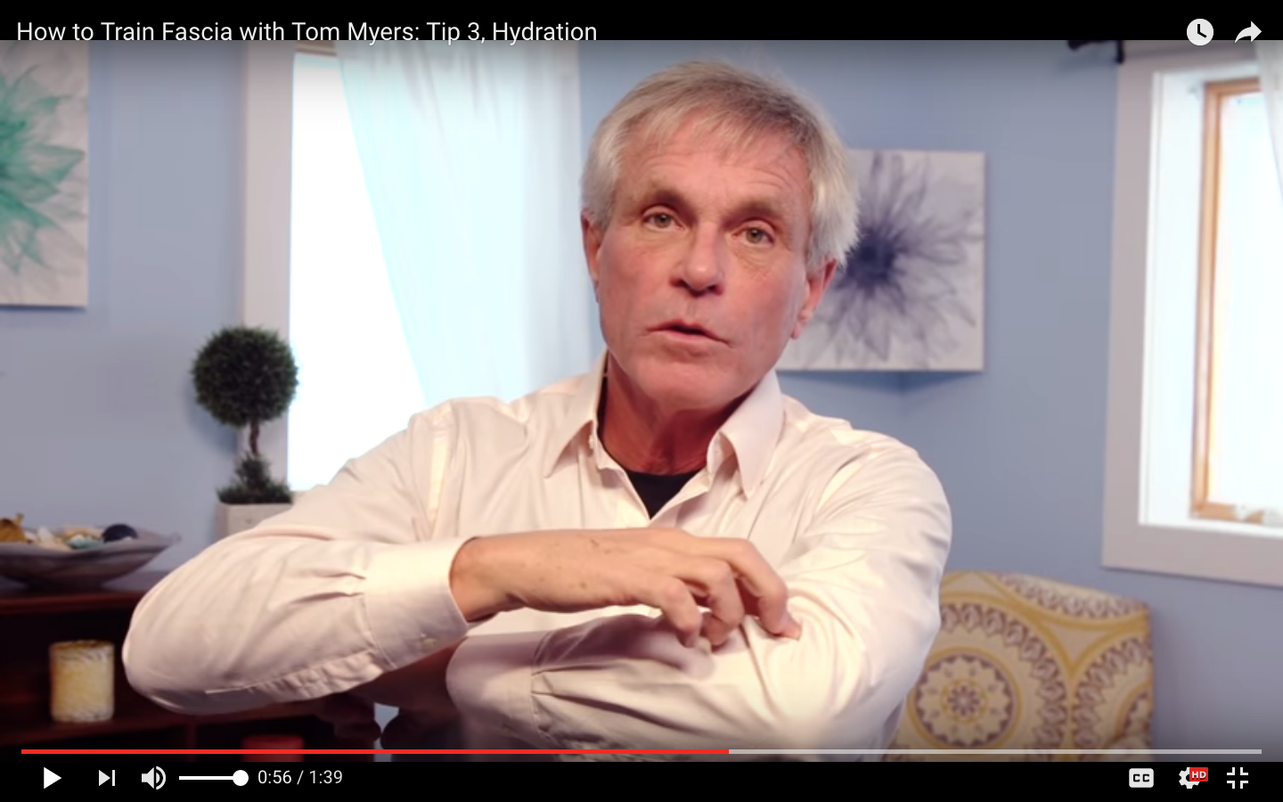 Tip 3 Fascial Hydration How to Train Fascia with Tom Myers