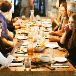 Dining at the Kitchen Table